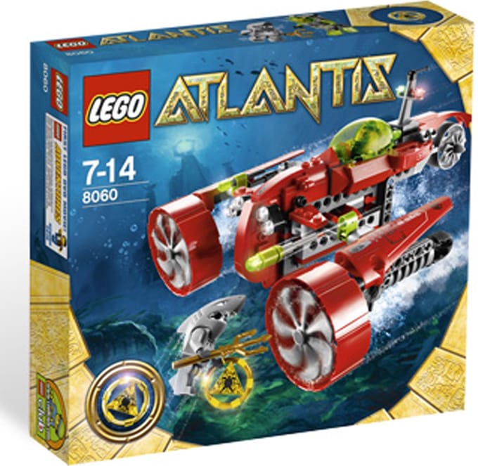 LEGO Atlantis Typhoon Turbo onderzeeër - 8060