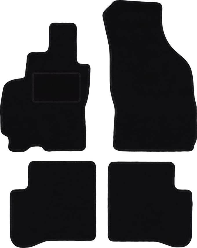 Zwarte veloursmatten voor: Hyundai Atos hatchback (1997-2008)