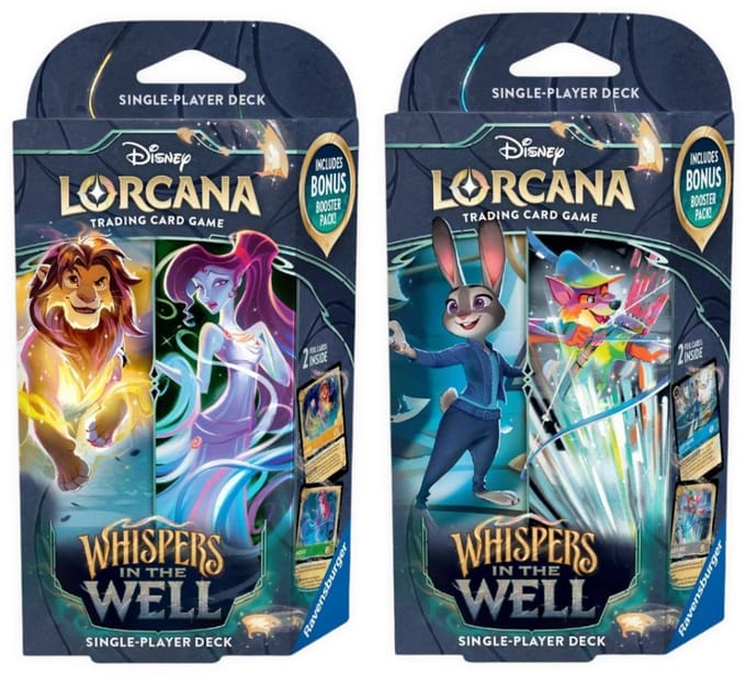 Disney Lorcana TCG – Whispers in the Well Single-Player Deck – Trading Card Game – Vanaf 8 jaar