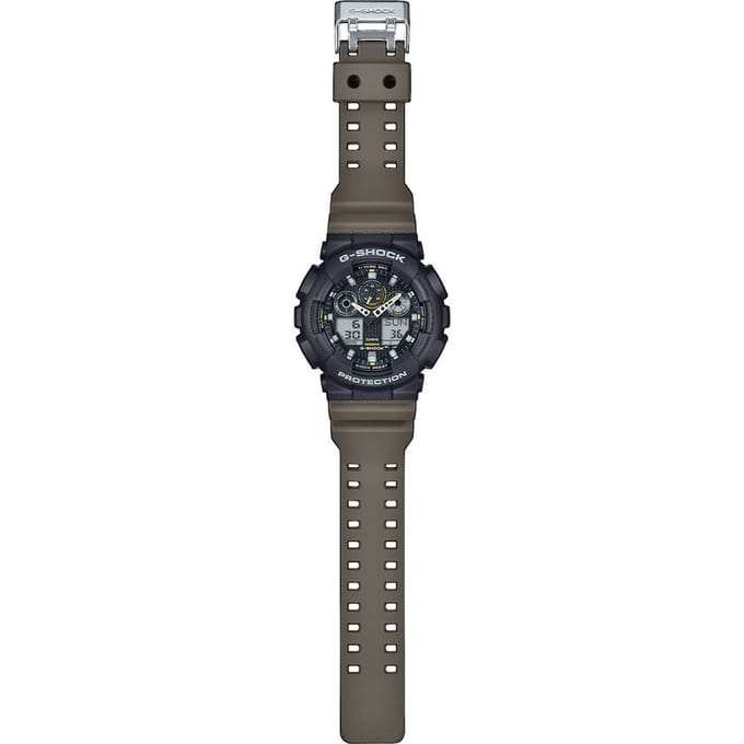 G-Shock Classic Style GA-100TU-1A3ER Two Tone Utility Colours Horloge