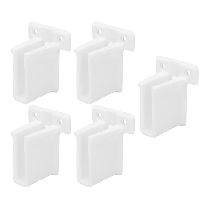 10 Set Draadplank Eindbeugel ABS Zware Uitvoering Draadplank Ondersteuningsbeugel voor Kasten Kledingkasten