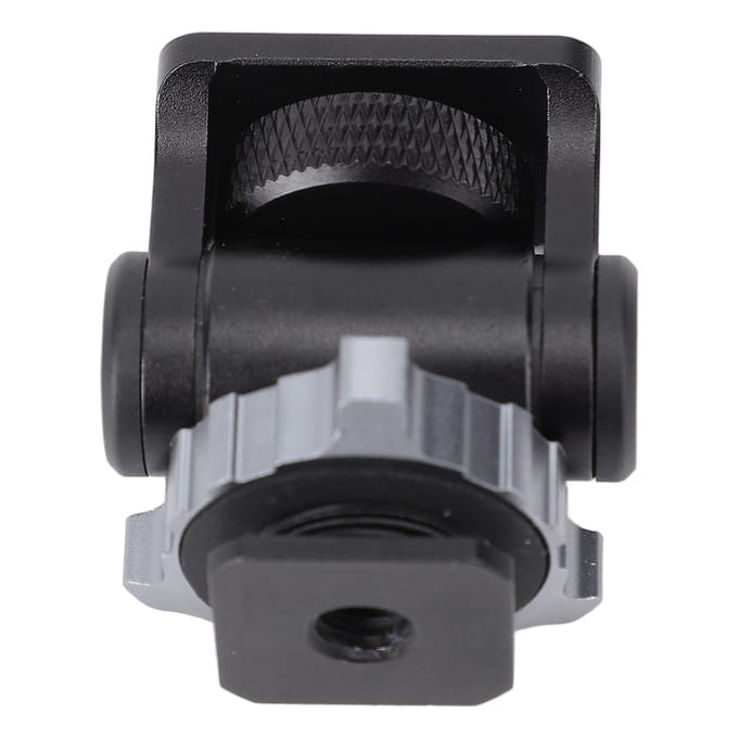 Verstelbare Camera Display Mount 360 graden Draaibaar 180 graden Kantelbaar Camera Display Houder met Cold Shoe voor black