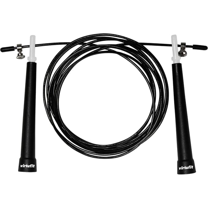 Virtufit Springtouw - Speedrope - Zwart/Grijs