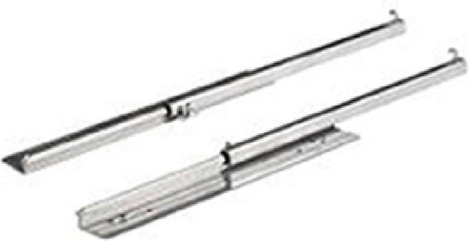 Hettich ladegeleider Quadro 40, bodemmontage, 455 mm