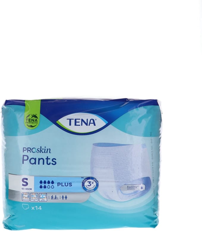 TENA Proskin Pants Plus - Small- 10 x 14 stuks voordeelverpakking