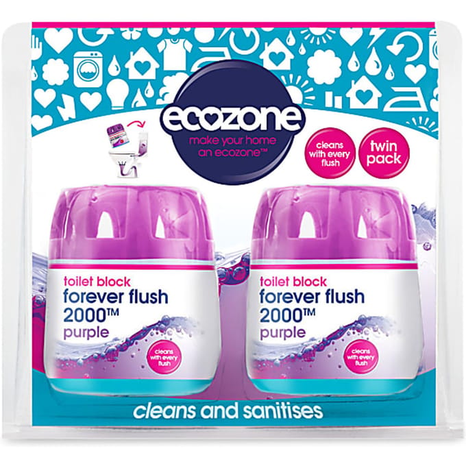 Ecozone Blijvend Toilet Blok 2000 - Indigo Duo Pack