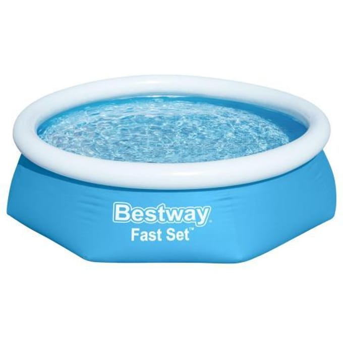 Bestway - Fast Set - Opblaasbaar zwembad inclusief filterpomp - 244x61 cm - Rond