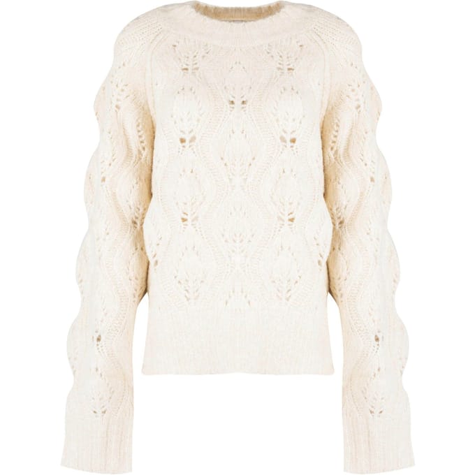 Silvian Heach stoppen Oversize Vrouw beige