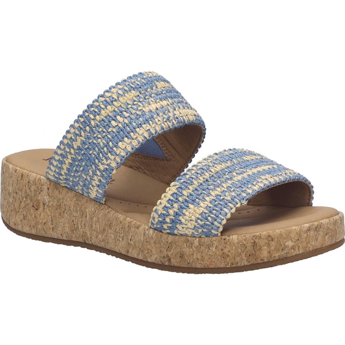 JOSEF SEIBEL Dames Slipper Evita 02 in blauw