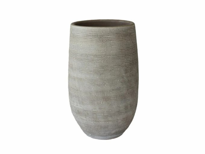 Vaas tokio d28h60cm taupe