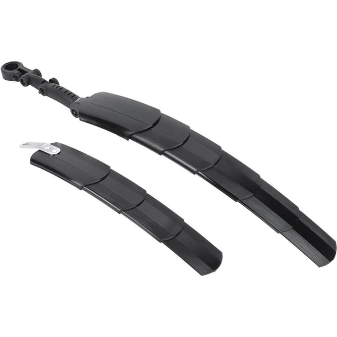 Opvouwbaar universeel spatbord voor mountainbikes, rekbaar, fietsaccessoire type B gray