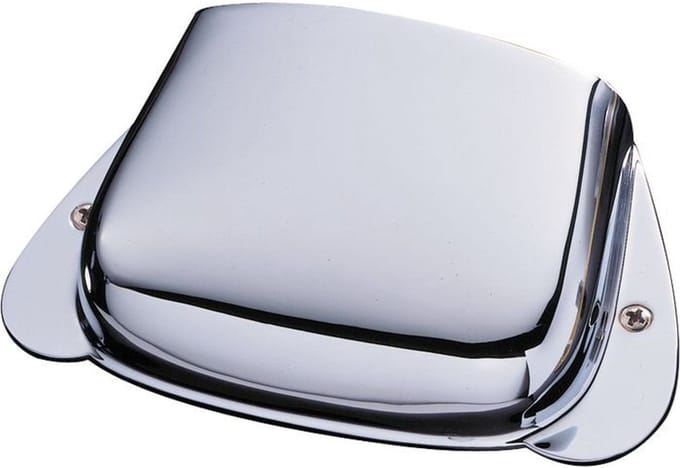 Fender Bridge Cover Precision bas Chrome - Basgitaaronderdeel