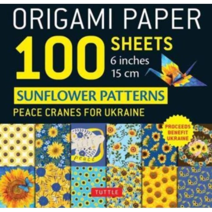 Origami Paper 100 Sheets Sunflower Patterns 6" (15 cm)