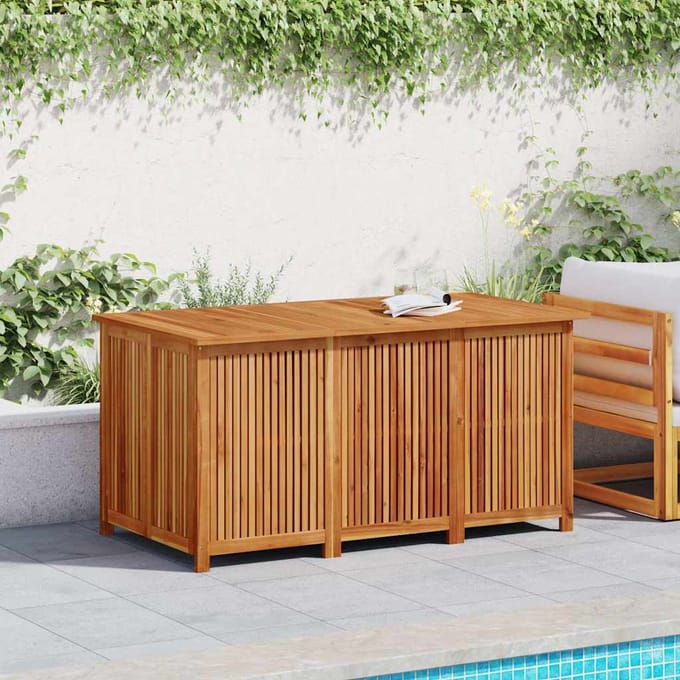vidaXL - Tuinbox - 150x80x75 - cm - massief - acaciahout