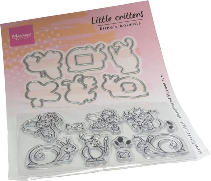 Marianne Design Clear Stamps & Dies Eline's Animals Little critters