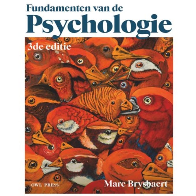 Fundamenten Van De Psychologie - Marc Brysbaert