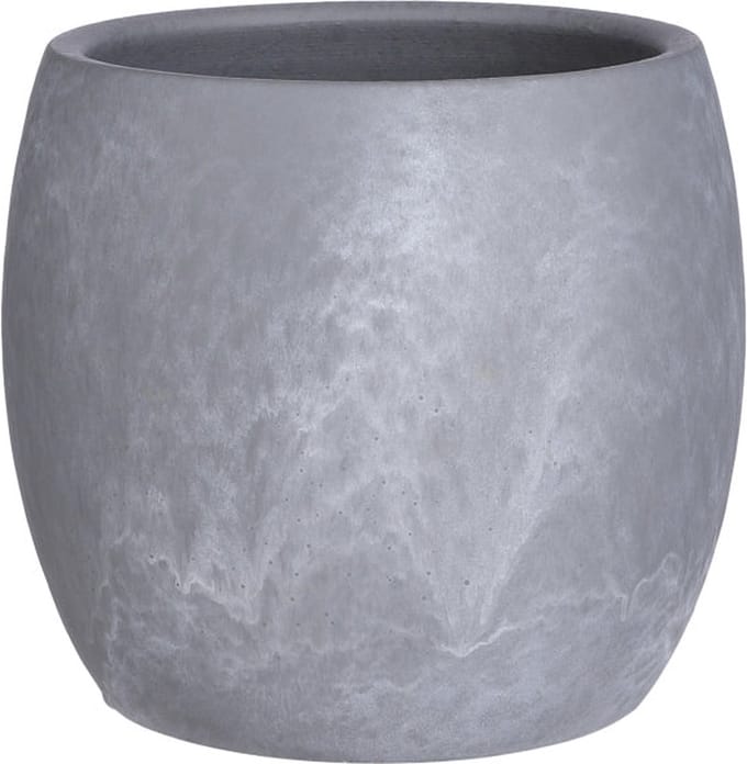 Mica Decorations Lester Bloempot - 20x20x18 cm - Lichtgrijs
