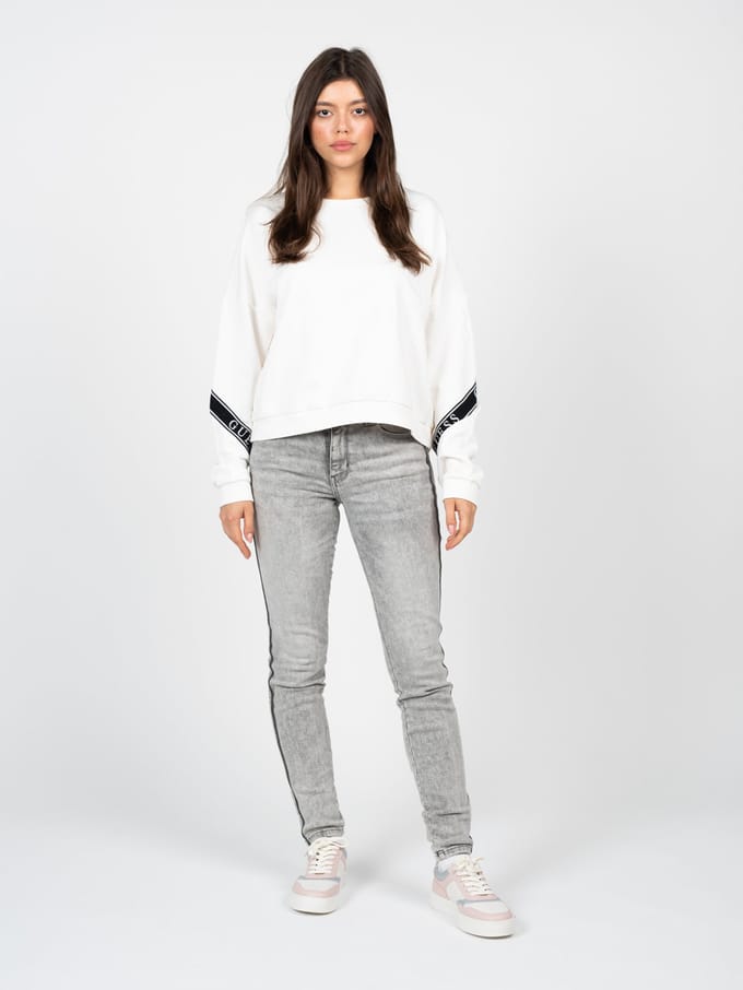 Guess Jeans Skinny Mid Vrouw Grijs