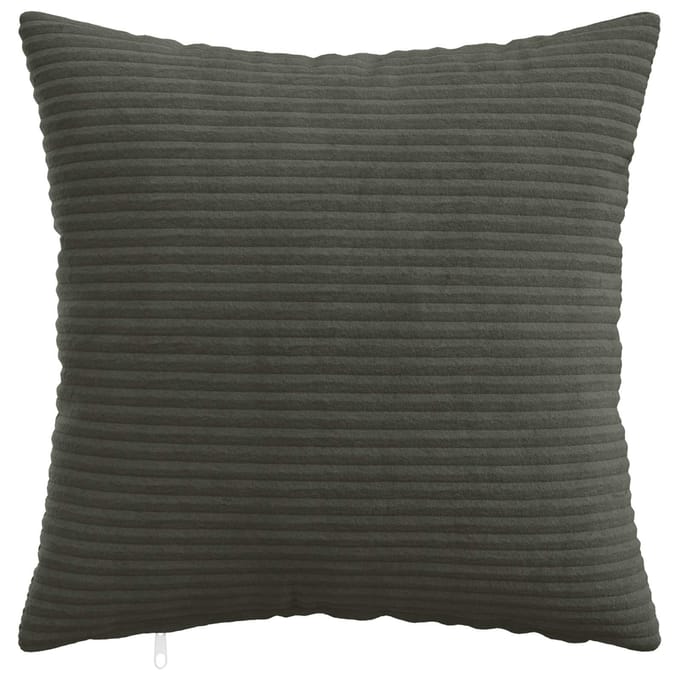 vidaXL - Kussensloop - 6 - pcs - HEERLEN - Antracietkleurig - 30 - x - 30 - cm - corduroy