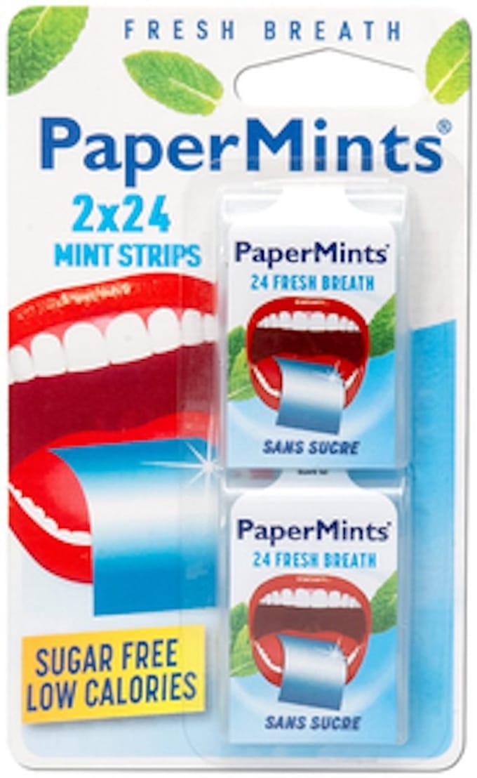 PaperMints Strips Display - 2 Stuks