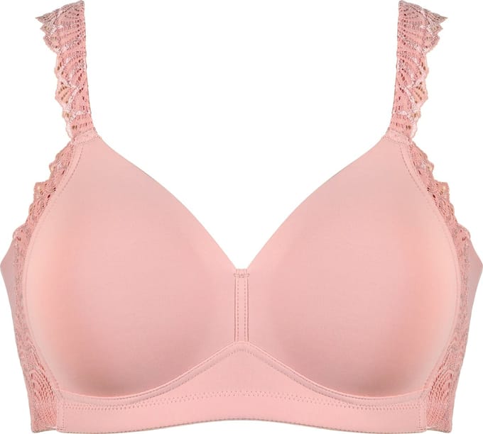 Naturana - Side smoother bh met kant - 5675 - Pink Rose - 100B