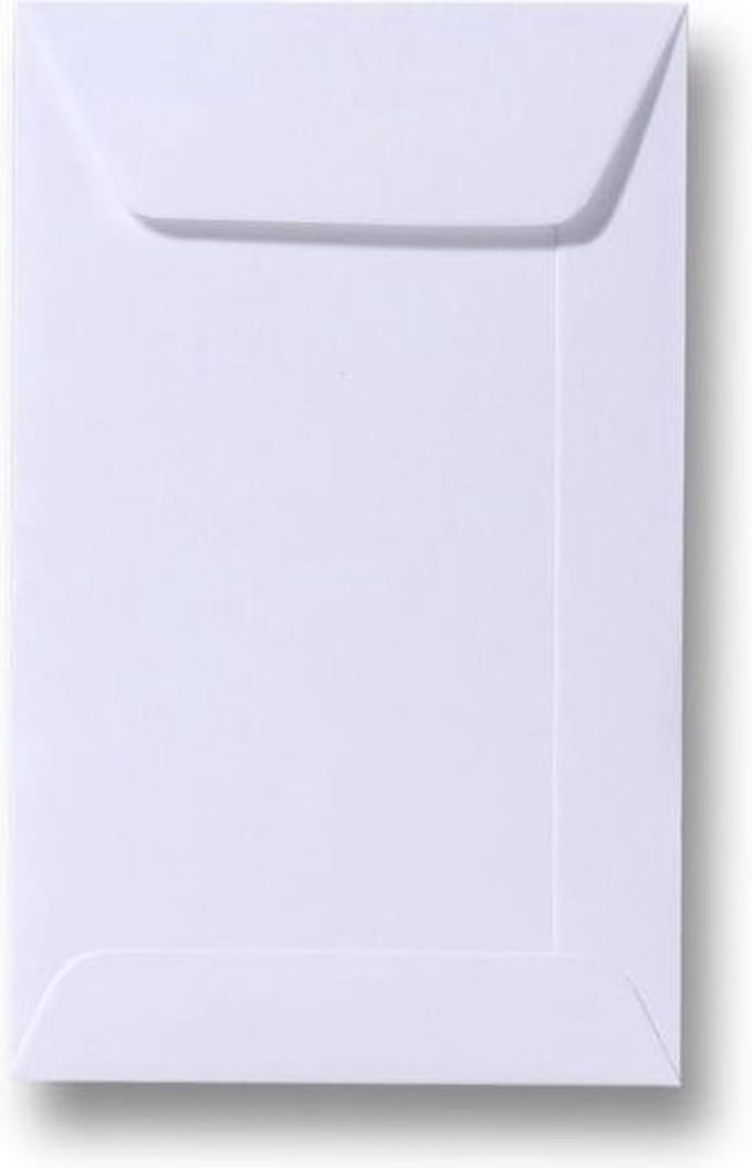 Envelop 6,5 X 10,5 Wit, 60 stuks