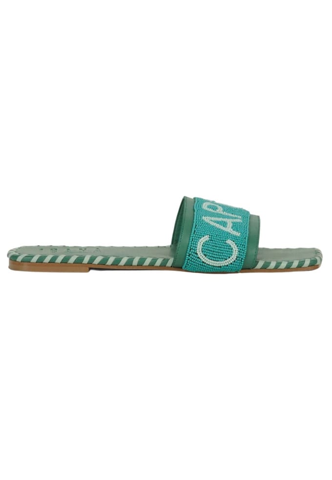 Ibana - Groen Capri Slippers Groen 302320054 Capri Jadegreen