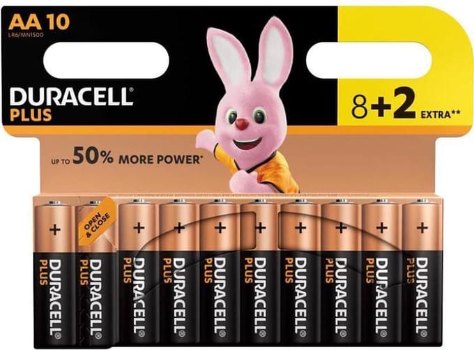 Duracell Plus Power AA - Batterij - 10 stuks