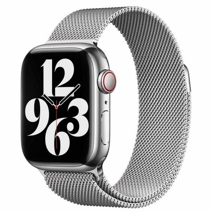 Milanese Loop Band voor de Apple Watch | 38/40/41/42 mm - Silver