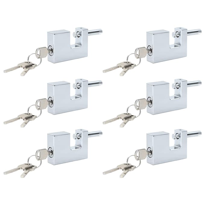 Cadenas Suspendu 6 pièces Acier Argenté