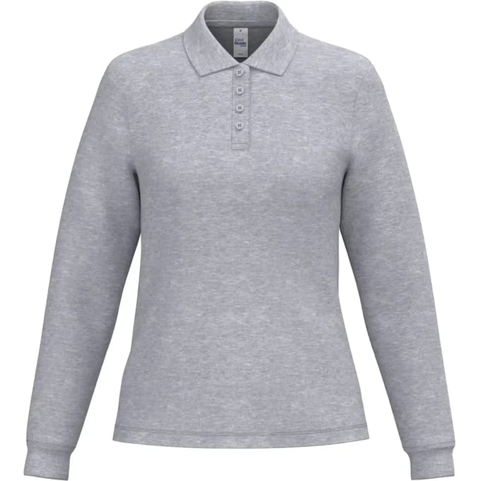 Damespolo met lange mouwen iDeal Basic Brand