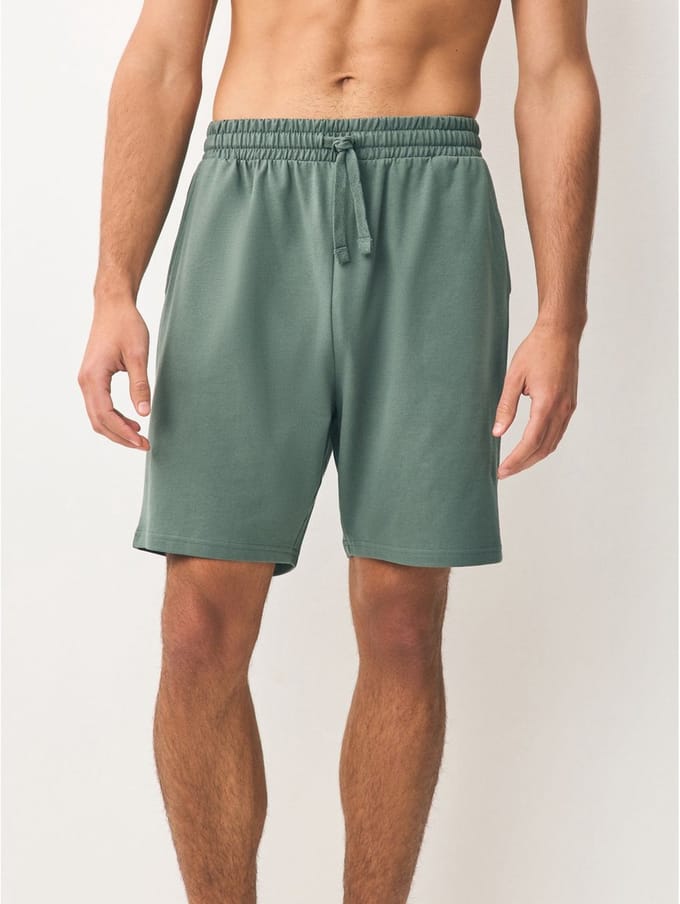 Next - Heren - Set van 3 loopback joggingshorts - Blauw