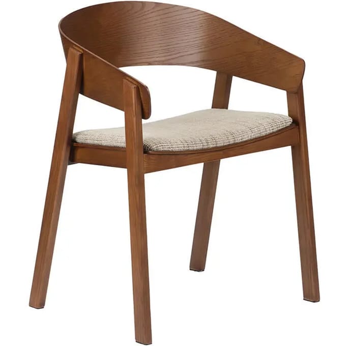 Pole to Pole - Edo Houten Fauteuil Roodachtig