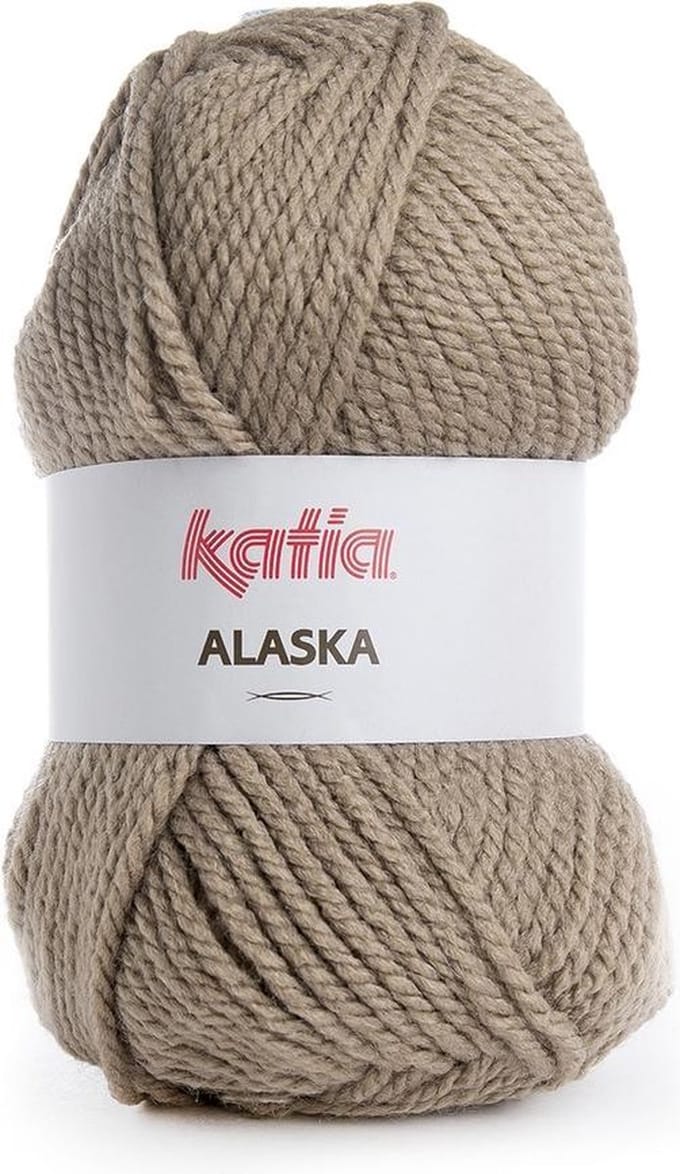 Katia Alaska - 07 donkerbeige - Acryl Garen