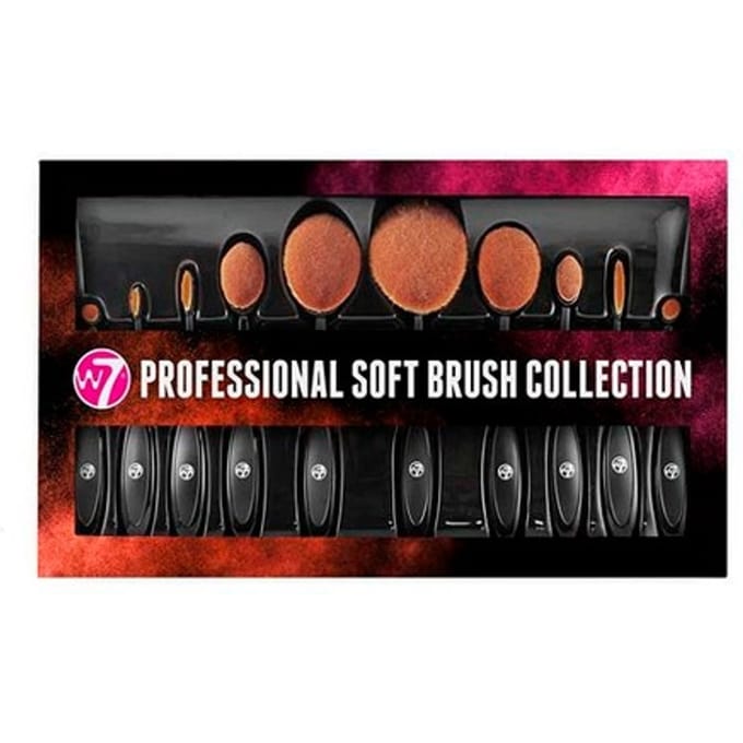 W7 Professional Soft Brush Collection Set - 10 Stuks