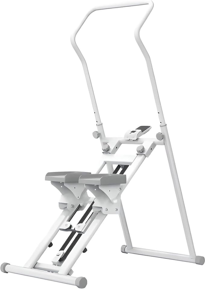 Traplift - Stepper machine - Full body training - Opvouwbaar design - 150 kg capaciteit - Wit