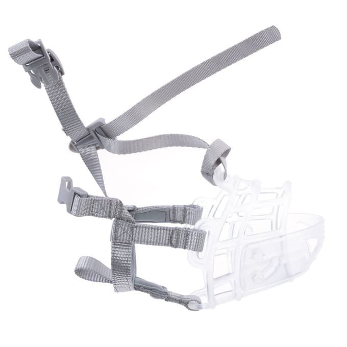 Nomad Tales Calma Transparante muilkorf maat M Hondenaccessoires