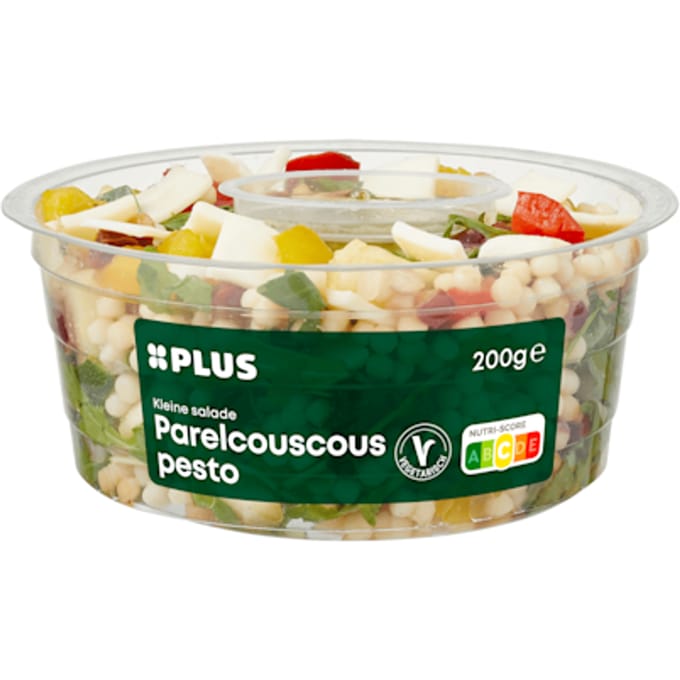 Kleine salade parelcouscous pesto