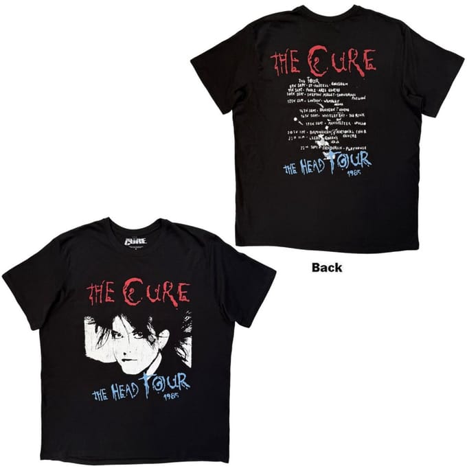 The Cure - The Head Tour '85 Heren Tshirt - XL - Zwart