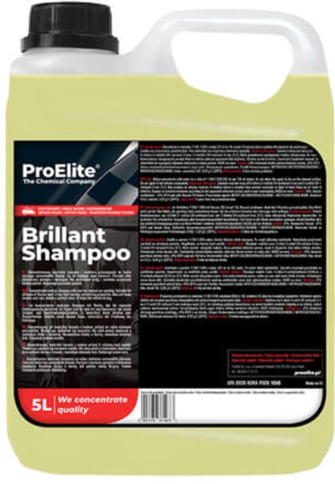 PRO ELITE BRILLANT SHAMPOO AUTO SHAMPOO MET WAX 5L