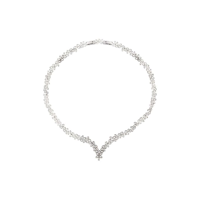 Swarovski Stemvork Ketting Damesketting Zilver 5184273 Box (Random Color) white