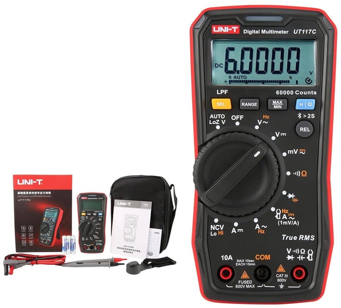 Professionele Digitale Multimeter 60.000 Tellen Echte RMS Bluetooth Meting