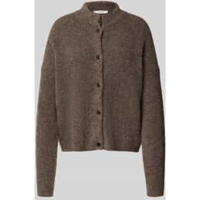 Regular fit cardigan van mix van wol en alpaca model 'Alpha'