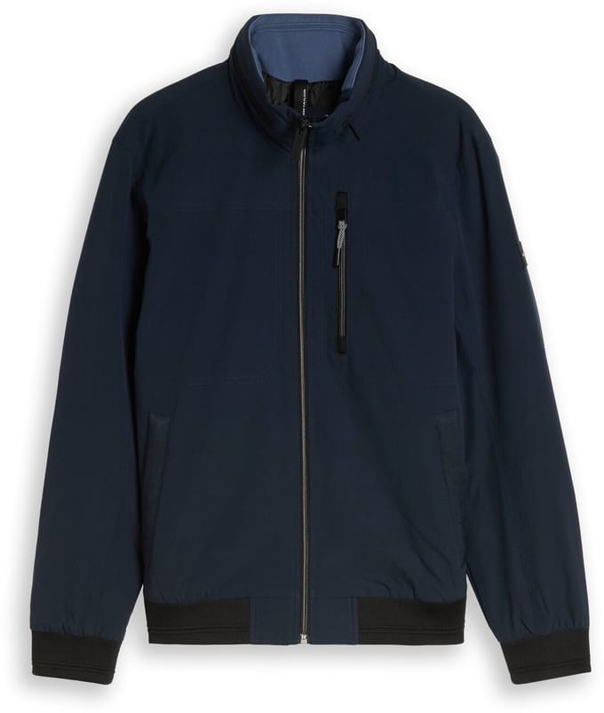 Tom Tailor - Blouson met weg te stoppen capuchon - Maat M - sky captain blue