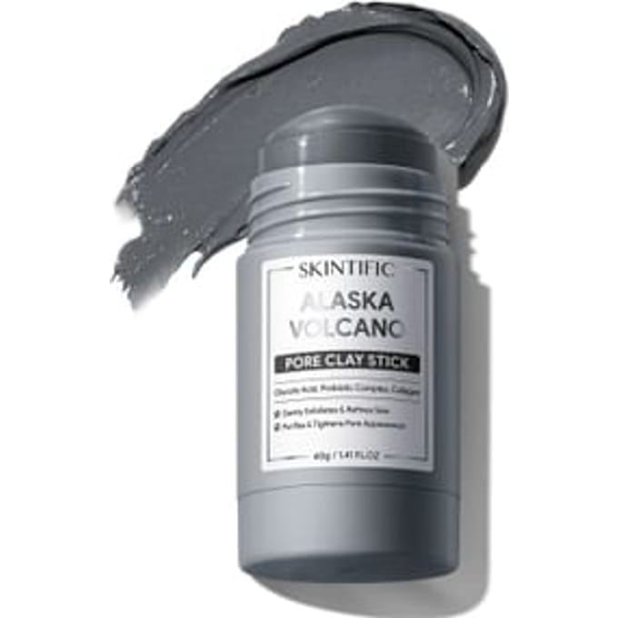 SKINTIFIC - Alaska Volcano Pore Clay Stick - Kleimasker