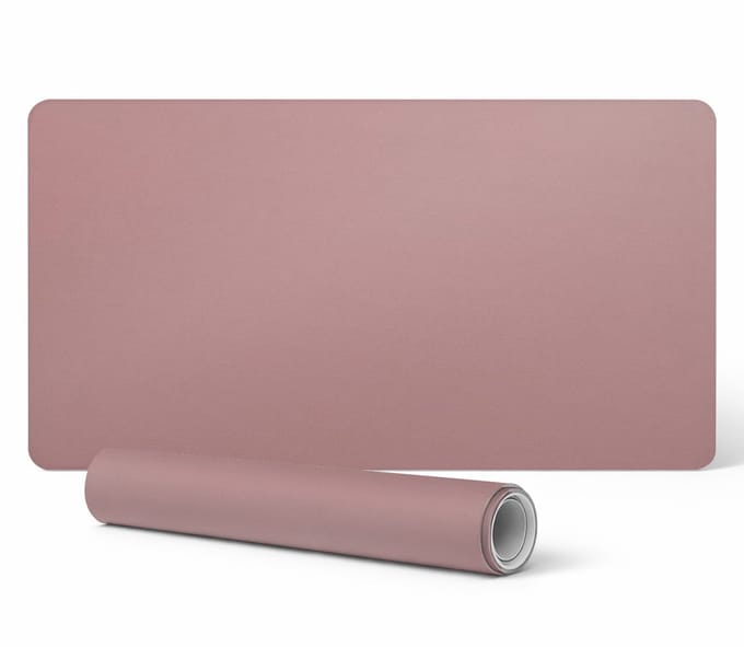 Antislip bureauonderlegger met patroon, roze, 90x45 cm