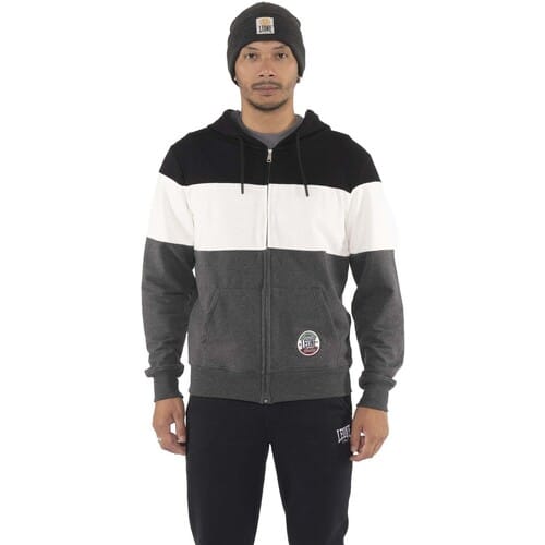 Capuchon sweaters Leone 1947 Man Hoody Full Zip Varsity