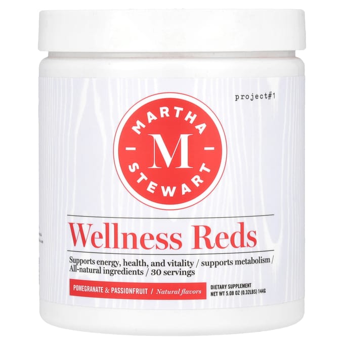 Martha Stewart Wellness, Wellness Reds, Granaatappel & Passievrucht, 5,08 oz (144 gr)