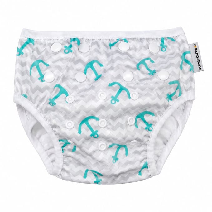 Zwemluier - Anker - 0-3 jaar- Supercute - Babyzwemmen - Babyspa