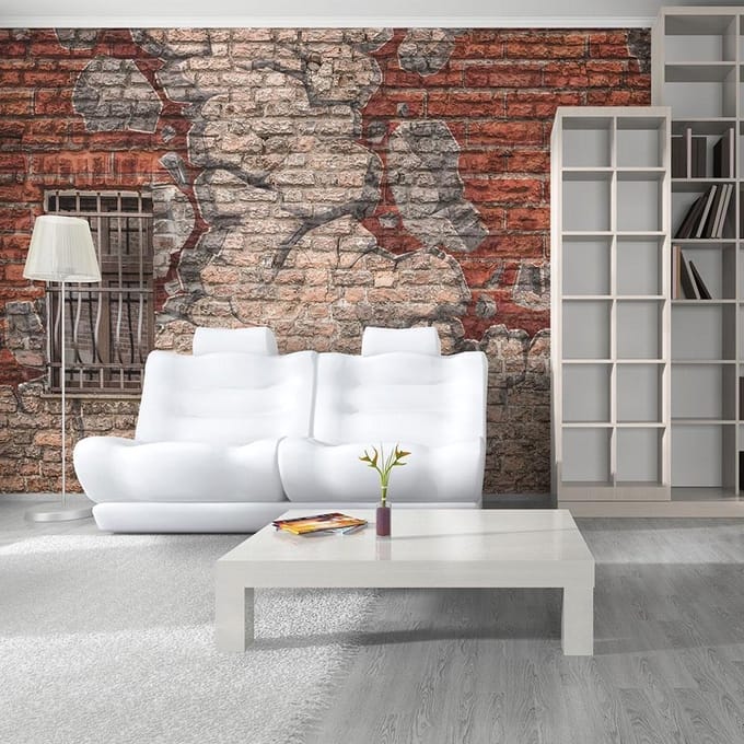 Fotobehang – Behangpapier - Fotobehang - Break the wall 250x193 - Artgeist